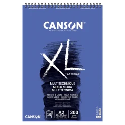 Canson XL Mix-Media block A2 420×594 mm, 15 ark, 300g/m² | Block