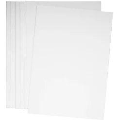 Panduro Hobby Canvas Panel – 6 st. vita canvaser / målardukar A4 (210×297 mm), 3 mm tjocklek