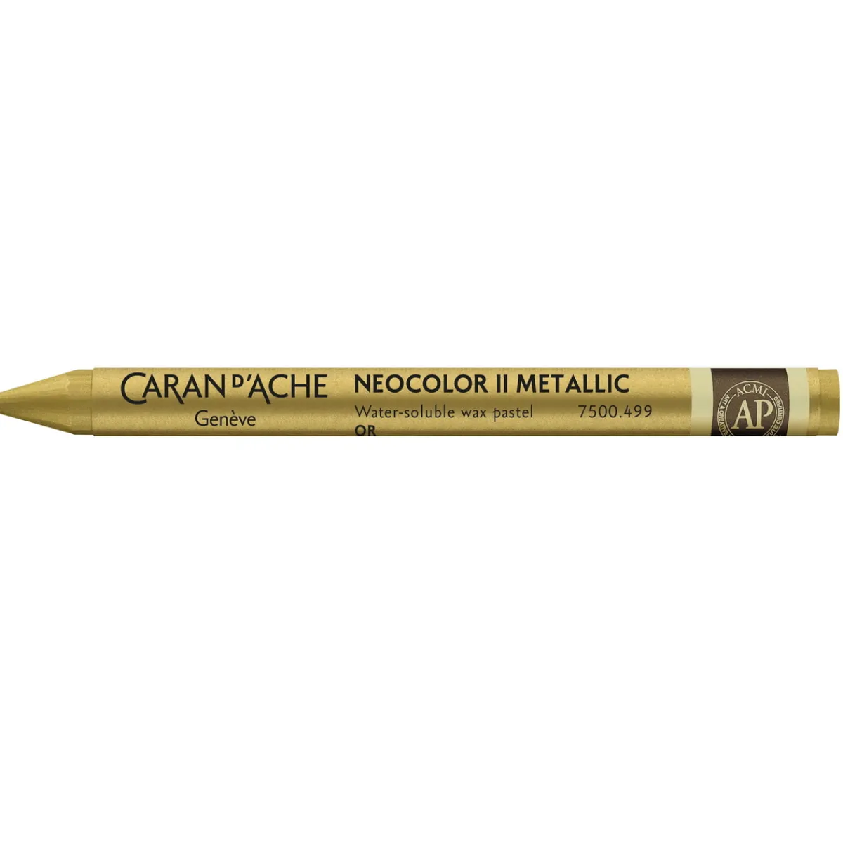 CDA Caran D Ache Caran d'Ache akvarellkrita Neocolor II 499 Gold | Kritor