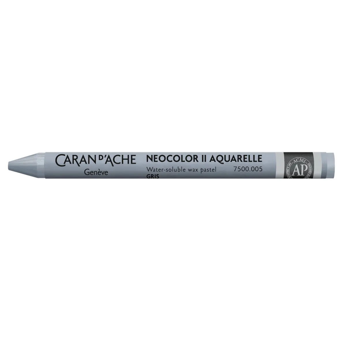 CDA Caran D Ache Caran d'Ache akvarellkrita Neocolor II 005 Grey | Kritor