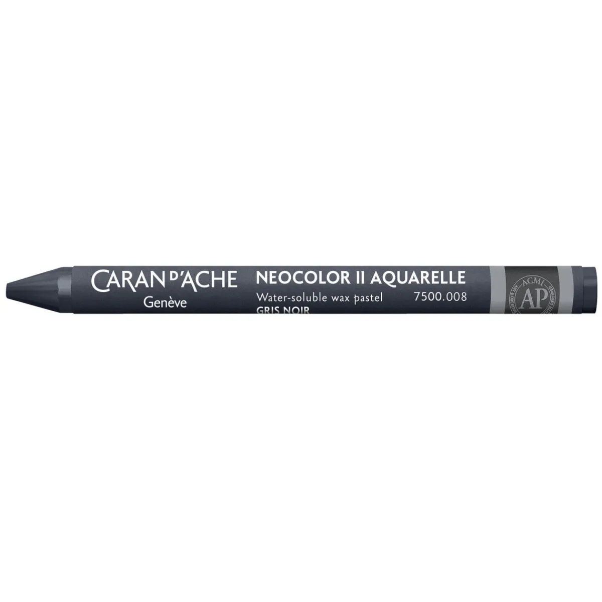CDA Caran D Ache Caran d'Ache akvarellkrita Neocolor II 008 Greyish Black | Kritor