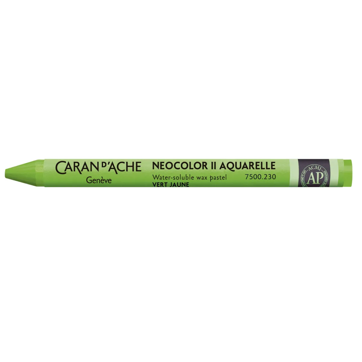CDA Caran D Ache Caran d'Ache akvarellkrita Neocolor II 230 Yellow green