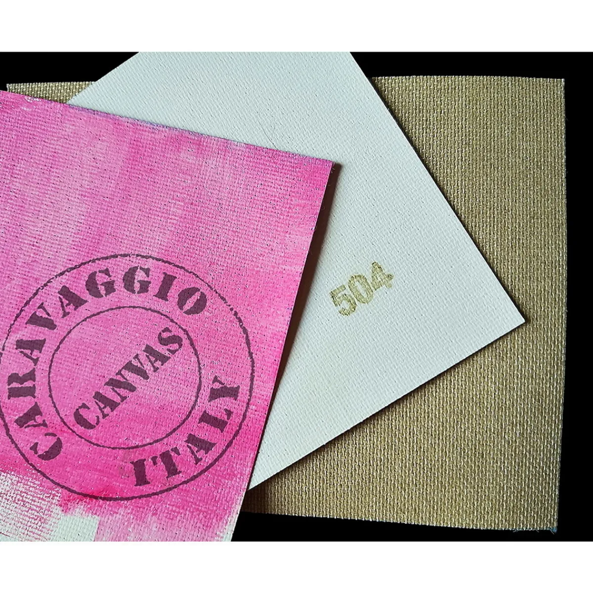 CaraVaggio målarduk 504, 105 cm bred, 100% polyester, fin gräng, 215 g/m²