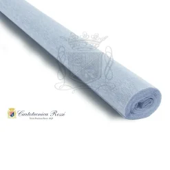 Cartotecnica Rossi kräppapper 393 – ljusblå, 90 g rulle (120 g/m²) à 50×150 cm | Crepepapper