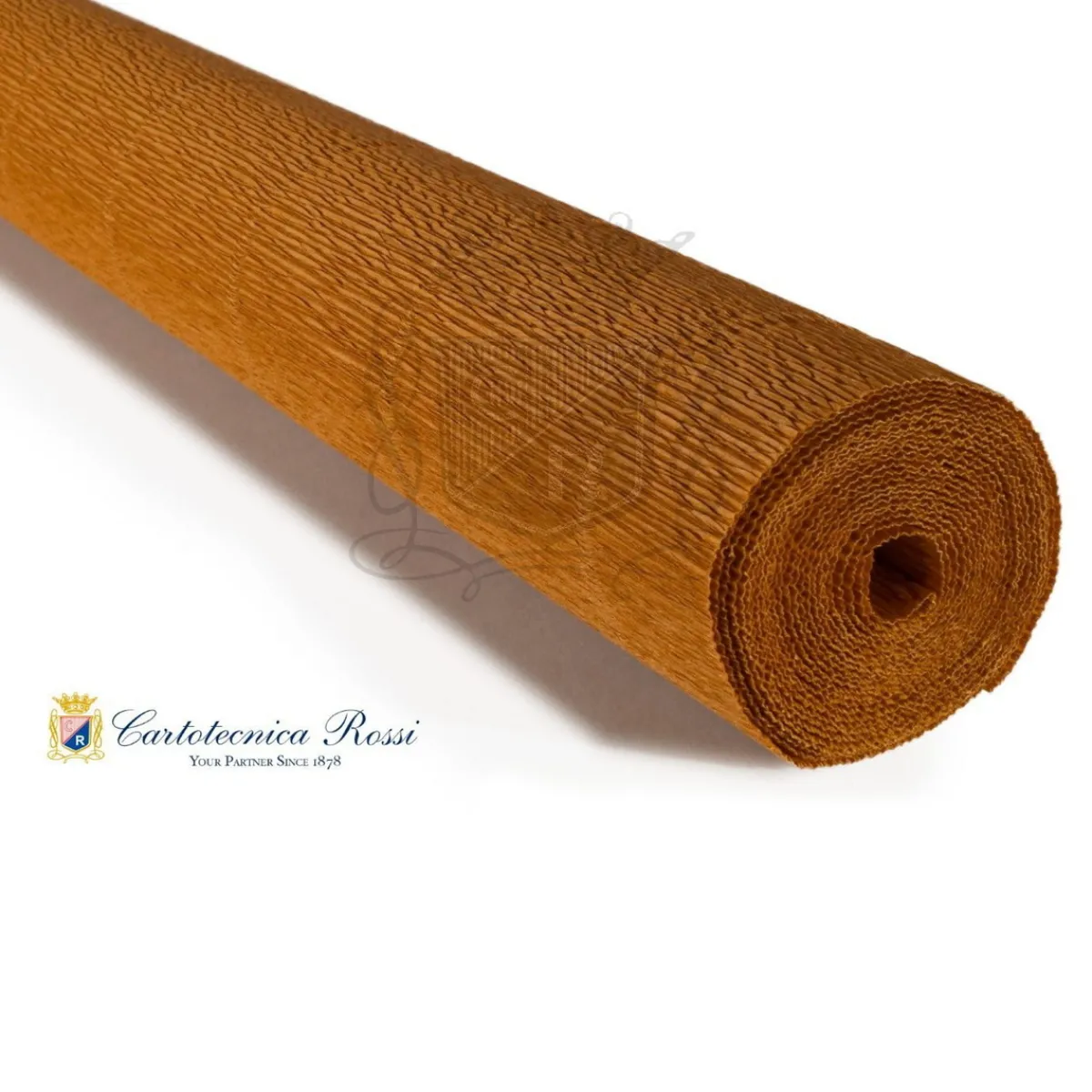 Cartotecnica Rossi kräppapper 567 – rödbrun, 180 g rulle (144 g/m²) à 50×250 cm | Crepepapper