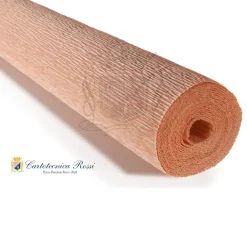 Cartotecnica Rossi kräppapper 17A4 – beige, 180 g rulle (144 g/m²) à 50×250 cm | Crepepapper
