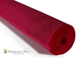 Cartotecnica Rossi kräppapper 586 – ljus vinröd, 180 g rulle (144 g/m²) à 50×250 cm | Crepepapper