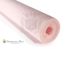 Cartotecnica Rossi kräppapper 569 – blekrosa, 180 g rulle (144 g/m²) à 50×250 cm