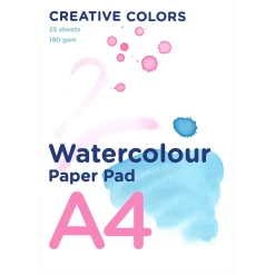 Barn Creative Colors CC vattenfärgsblock A4