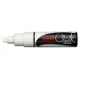 Uni Chalk marker vit chisel 8 mm | Tuschpennor & Markers