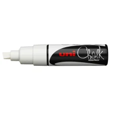 Uni Chalk marker vit chisel 8 mm | Tuschpennor & Markers