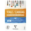 Clairefontaine Clarefontaine Canvas Polycotton canvasblock A4 (210×297 mm), 10 ark, 200 g/m²