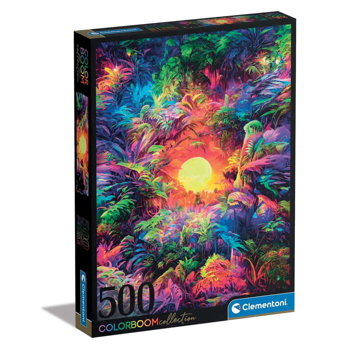 Barn Clementoni pussel Colorboom Collection – Psychedelic Jungle 500 bitar, 36×49 cm