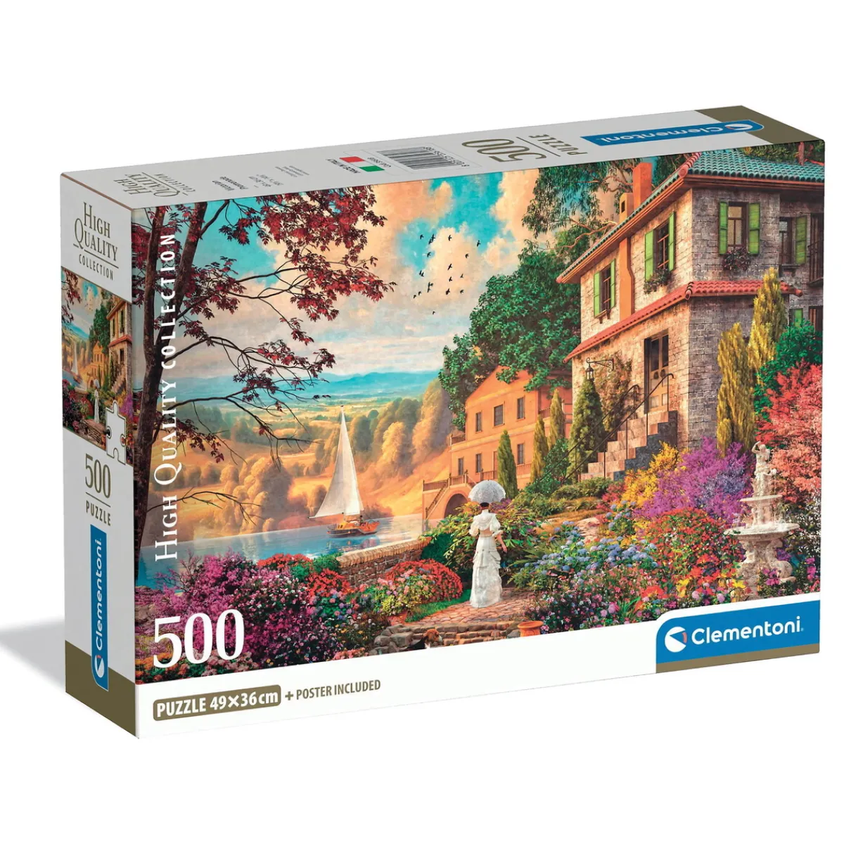 Clementoni pussel High Quality Collection – Victorian Promenade, 500 bitar, 49×36 cm | Barn Pussel