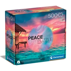 Clementoni pussel – Peace puzzle living the present. 500 bitar, 49×36 cm | Barn Pussel