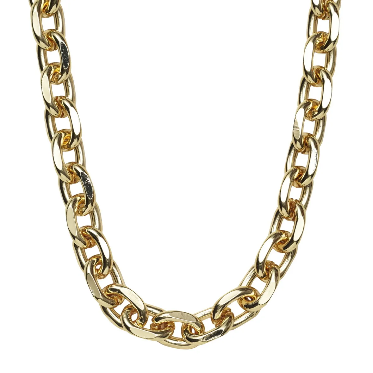 Panduro Jewellery 100 cm lång guldfärgad länkkedja för armband, halsband, örhängen m.m | Kedjor