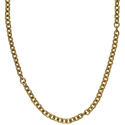 Panduro Jewellery 80 cm lång kedja / smyckeskedja – koppar pläterad med 24 karat guld