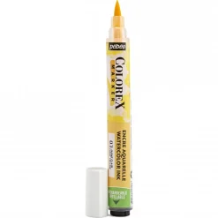 Pebeo Colorex Marker Light Yellow – marker med akvarellbläck och penselspets