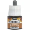 Pebeo Colorex Watercolor Ink 45 ml Raw Sienna – burk med akvarellbläck och pipett | Akvarell- & Vattenfärger