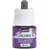 Pebeo Colorex Watercolor Ink 45 ml Violet – burk med akvarellbläck och pipett
