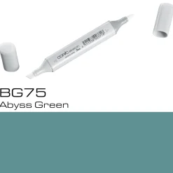 Copic Sketch BG75 Abyss Green | Tuschpennor & Markers