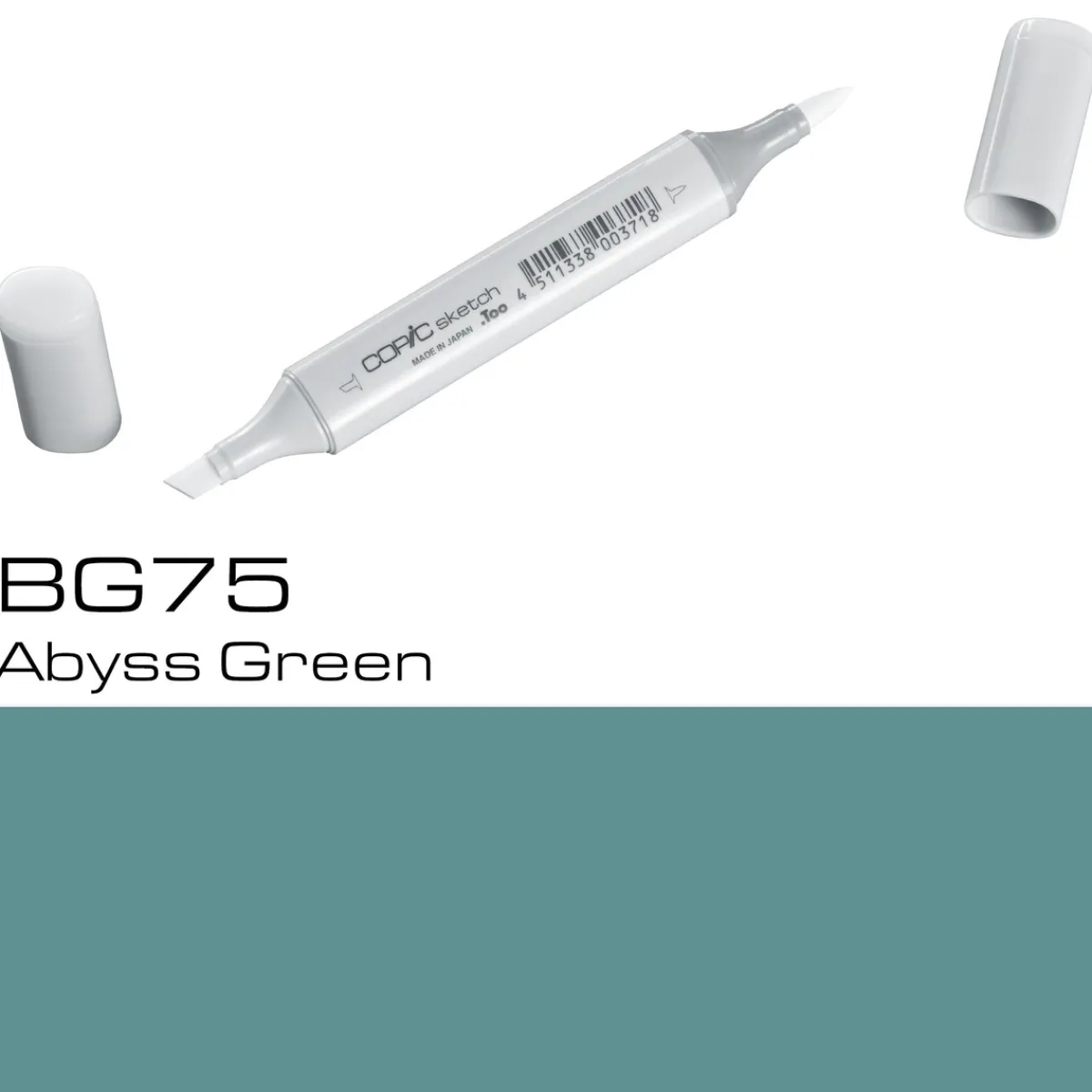 Copic Sketch BG75 Abyss Green | Tuschpennor & Markers