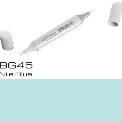 Copic Sketch BG45 Nile Blue | Tuschpennor & Markers