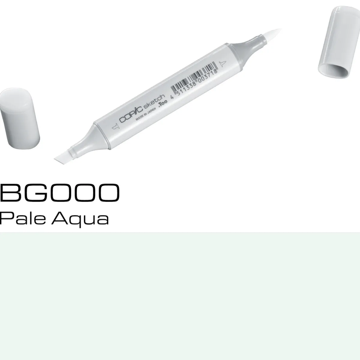 Copic Sketch BG000 Pale Aqua | Tuschpennor & Markers