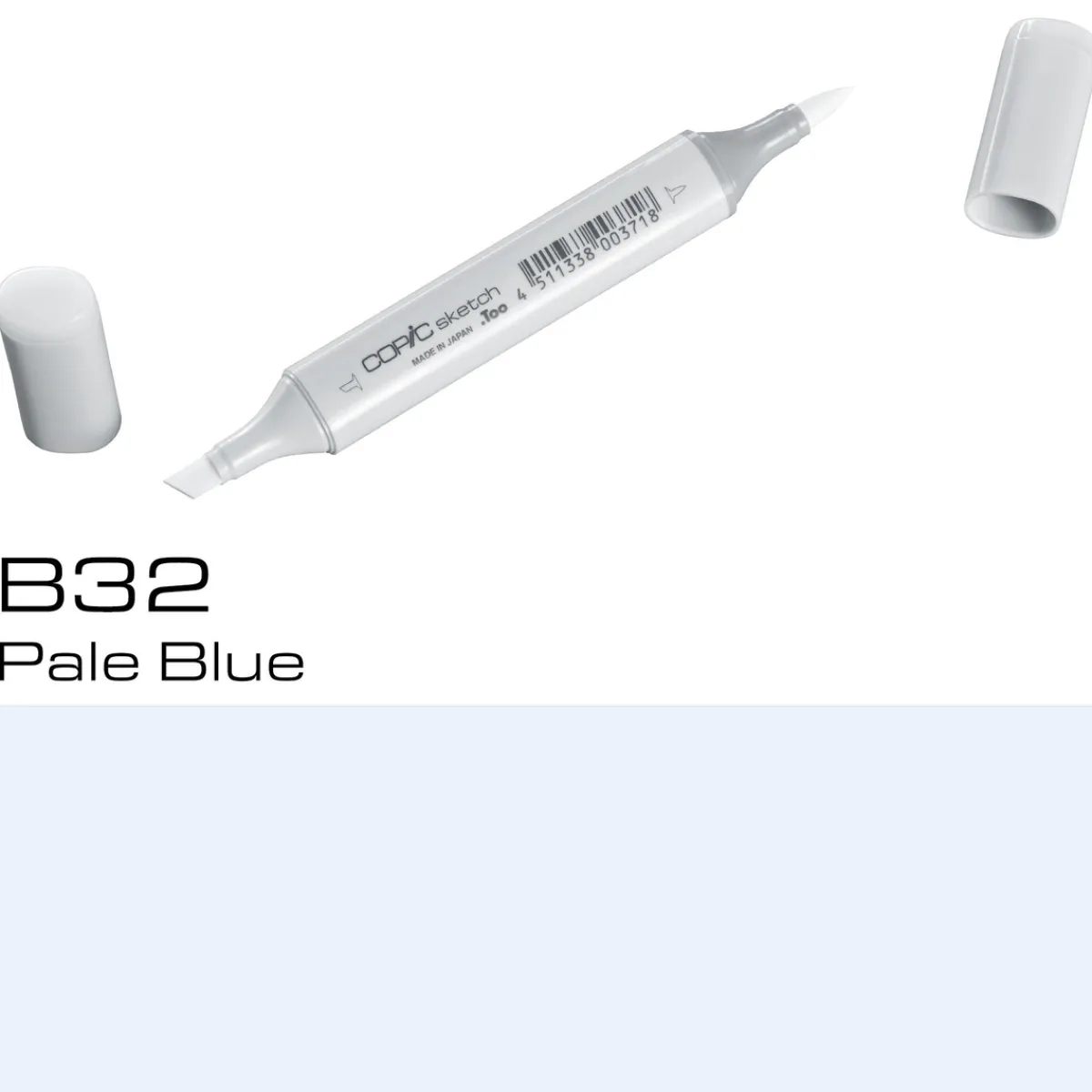 Copic Sketch B32 Pale Blue | Tuschpennor & Markers