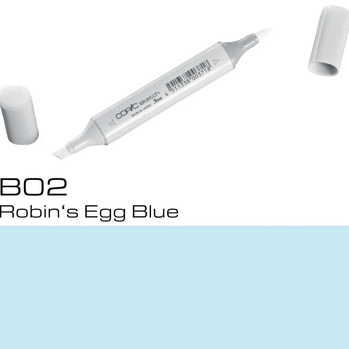 Copic Sketch B02 Rob. Egg Blue | Tuschpennor & Markers