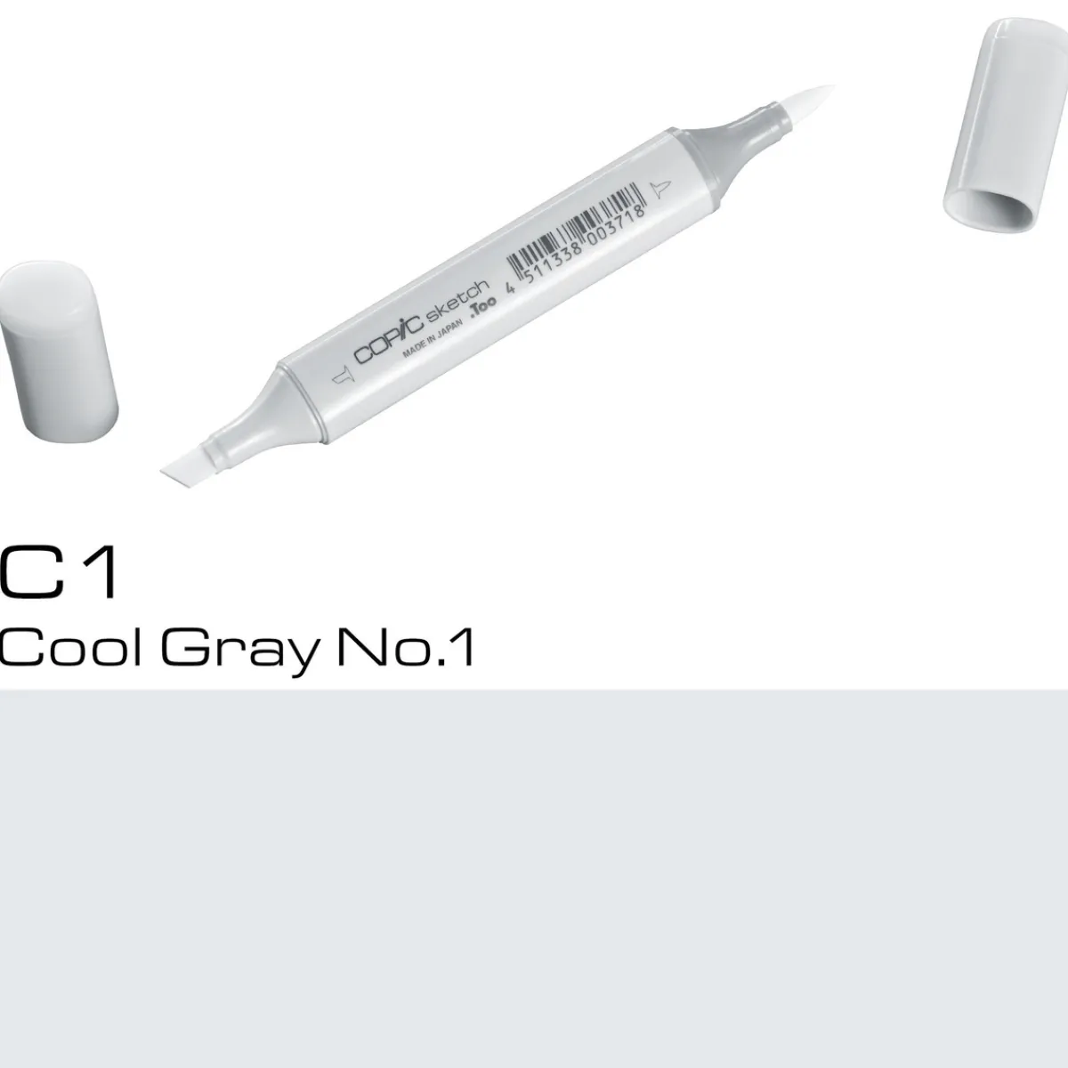 Copic Sketch C1 Cool Gray | Tuschpennor & Markers