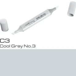 Copic Sketch C3 Cool Gray | Tuschpennor & Markers