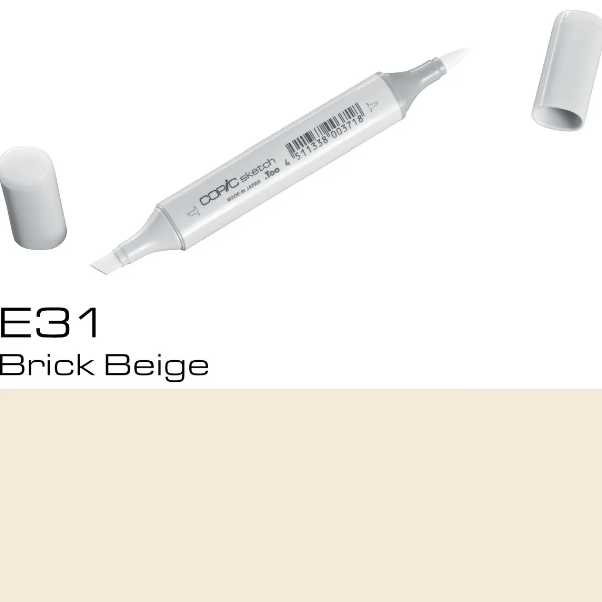 Copic Sketch E31 Brick Beige | Tuschpennor & Markers