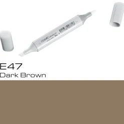 Copic Sketch E47 Dark Brown