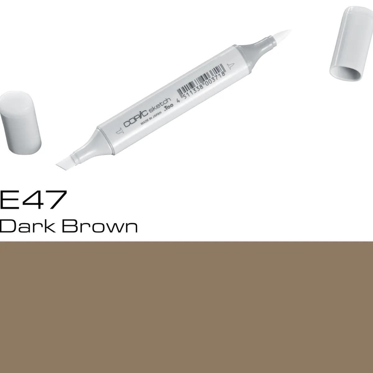 Copic Sketch E47 Dark Brown