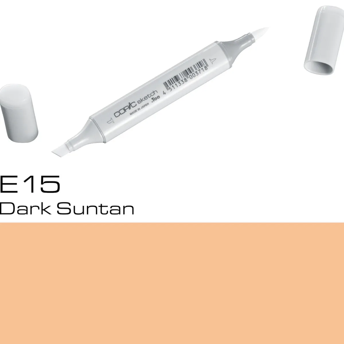 Copic Sketch E15 Dark Suntan