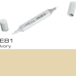 Copic Sketch E81 Ivory | Tuschpennor & Markers