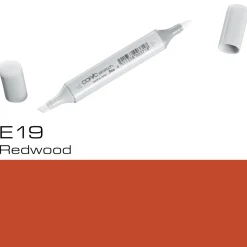 Copic Sketch E19 Redwood | Tuschpennor & Markers