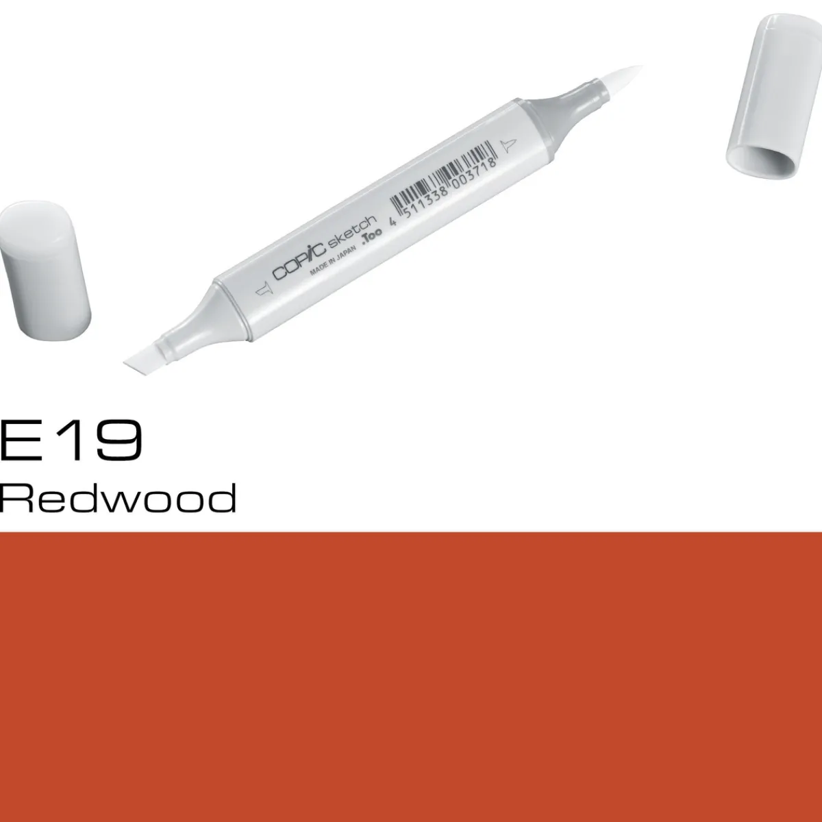 Copic Sketch E19 Redwood | Tuschpennor & Markers