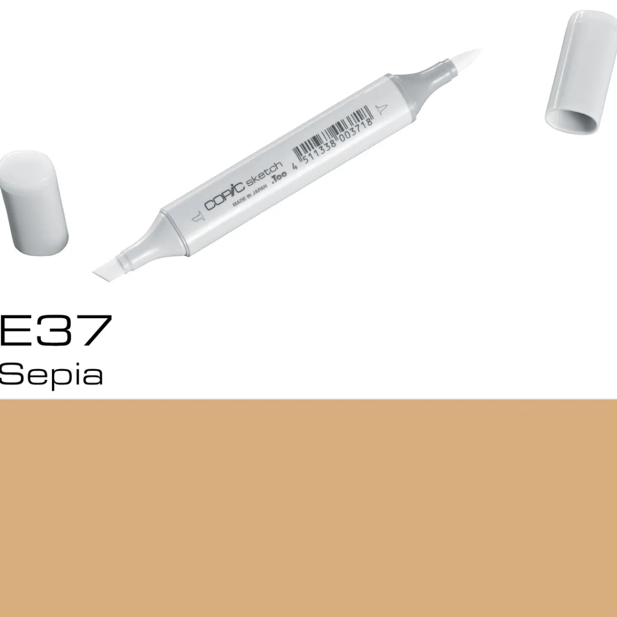 Copic Sketch E37 Sepia | Tuschpennor & Markers