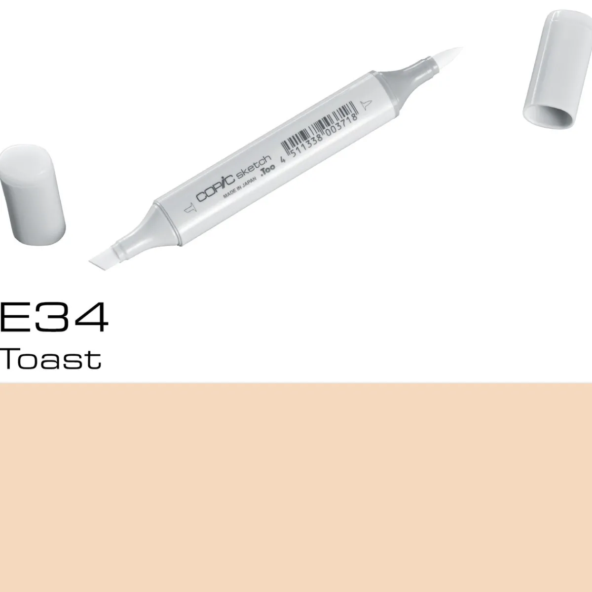 Copic Sketch E34 Toast | Tuschpennor & Markers