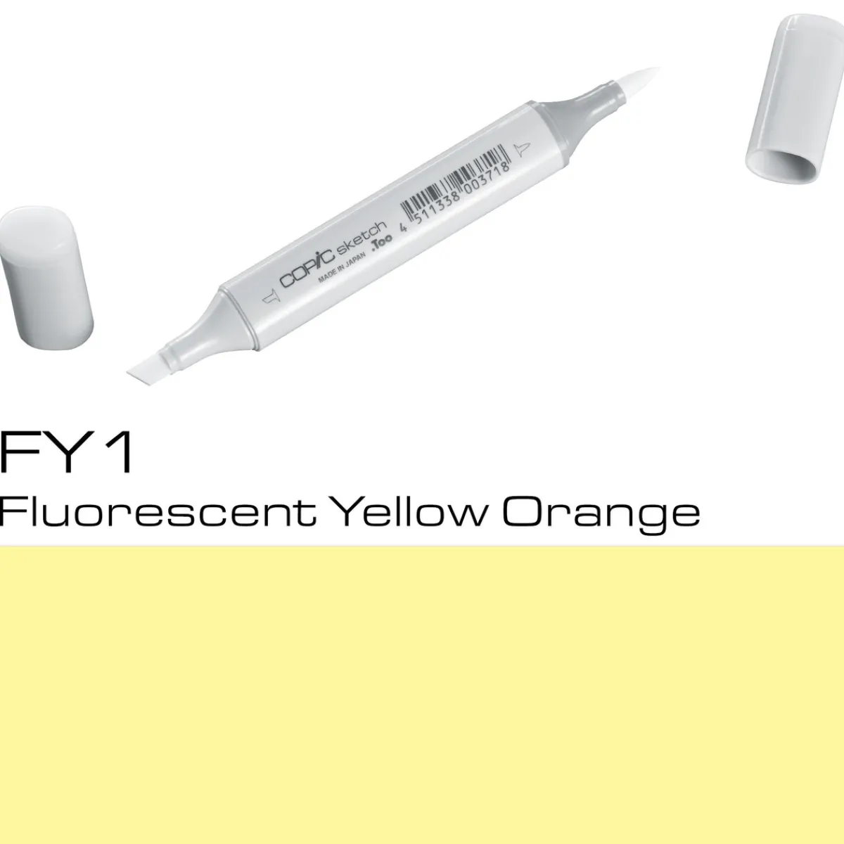 Copic Sketch FY1 Fluo Yell/Or