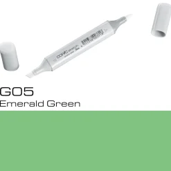 Copic Sketch G05 Emerald Green | Tuschpennor & Markers