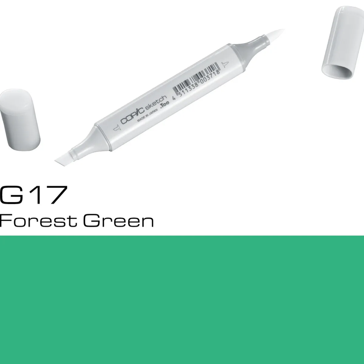 Copic Sketch G17 Forest Green | Tuschpennor & Markers