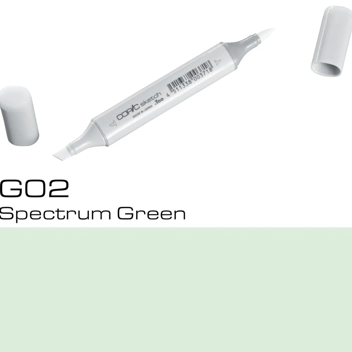 Copic Sketch G02 Spectr. Green | Tuschpennor & Markers