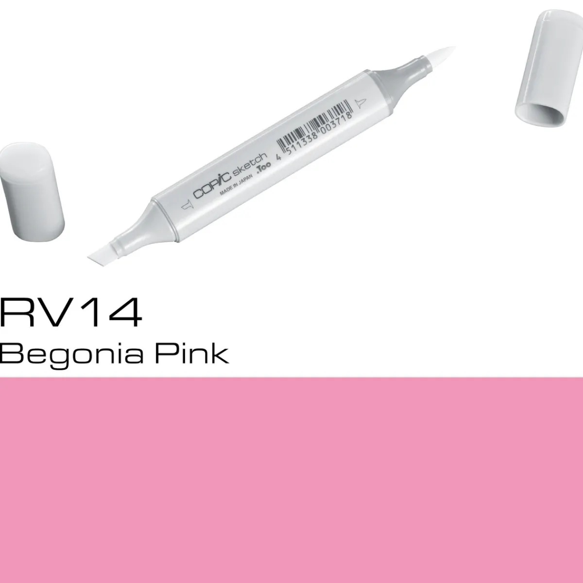 Copic Sketch RV14 Begonia Pink | Tuschpennor & Markers