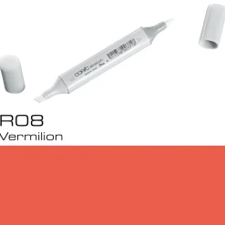 Copic Sketch R08 Vermilion | Tuschpennor & Markers