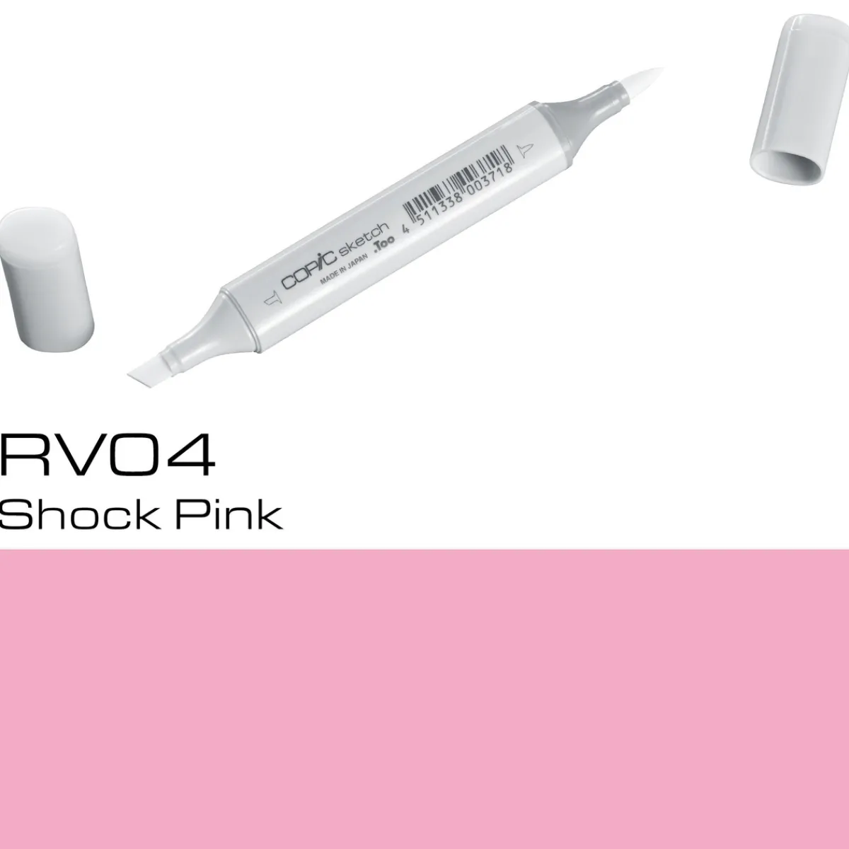Copic Sketch RV04 Shock PInk | Tuschpennor & Markers