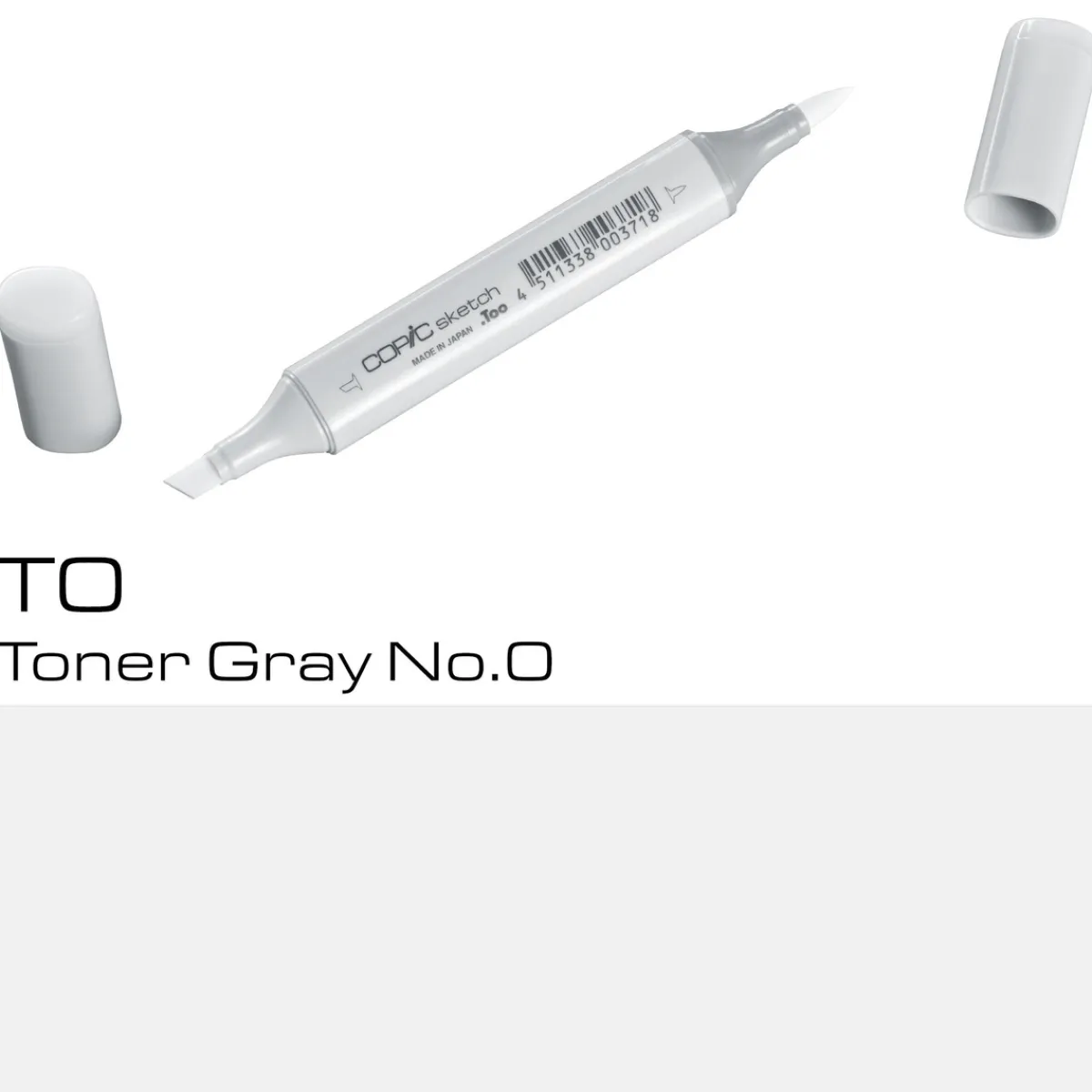 Copic Sketch T0 Toner Gray | Tuschpennor & Markers