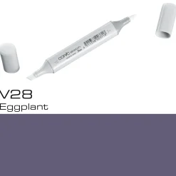 Copic Sketch V28 Eggplant | Tuschpennor & Markers
